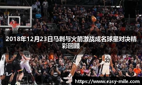 2018年12月23日马刺与火箭激战成名球星对决精彩回顾